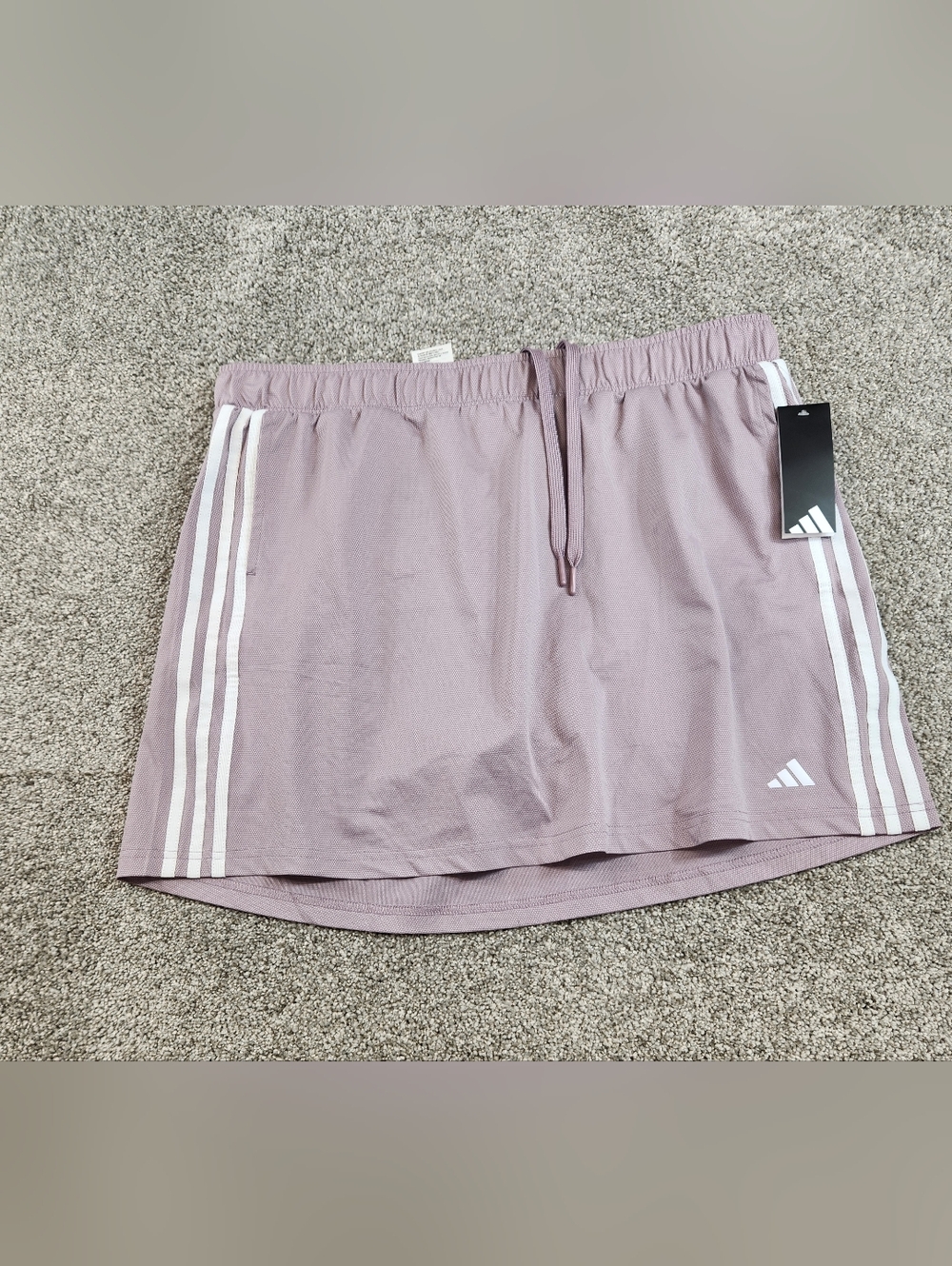 NWT Adidas Preloved Fig 3 Stripe Skort Women's Size XL Tennis Golf Pickleball